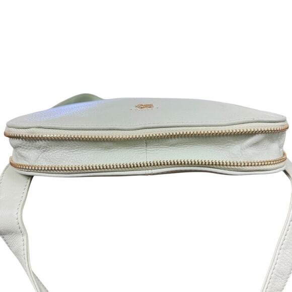 Radley London Light Green Crossbody Leather Bag Purse Shoulder Messenger - Picture 13 of 16